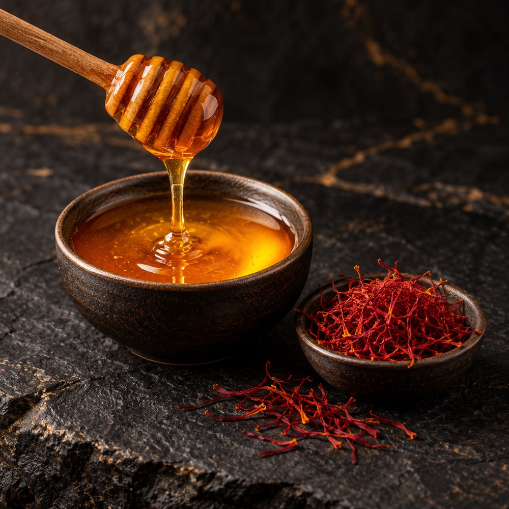 Honey with Saffron | Tibb e Nabvi