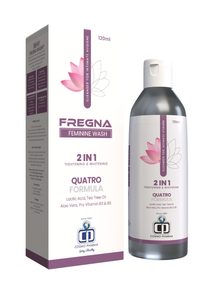 Intimate Care, naturally: FREGNA - The Feminine Wash for Freshness and Confidence.
