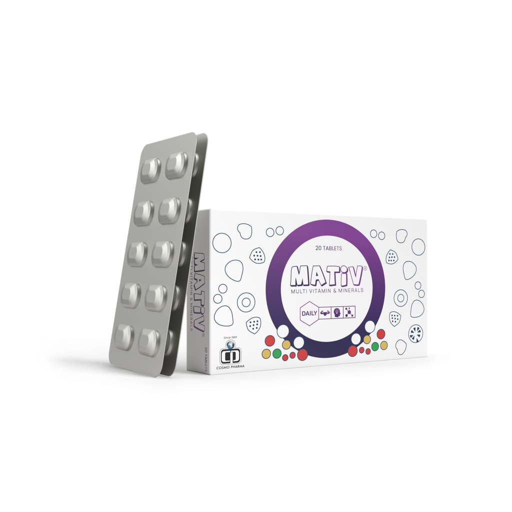 Mativ Multivitamin & Mineral Tablets – 20 Tablets