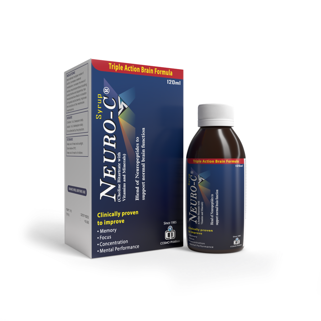 Neuro-C Vitamin & Nutrient Syrup – 120 ml