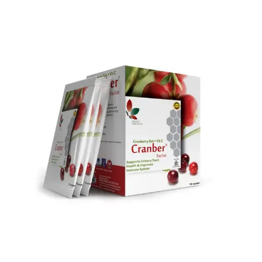 Cranber Sachet: Urinary Health Made Easy Your Natural Shield Against UTIs.