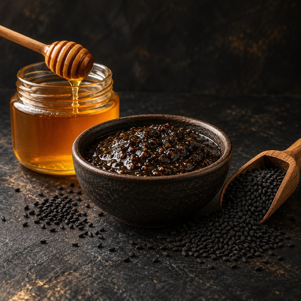 [HTN-2026-12] Black Seeds & Honey Paste | Tibb e Nabvi