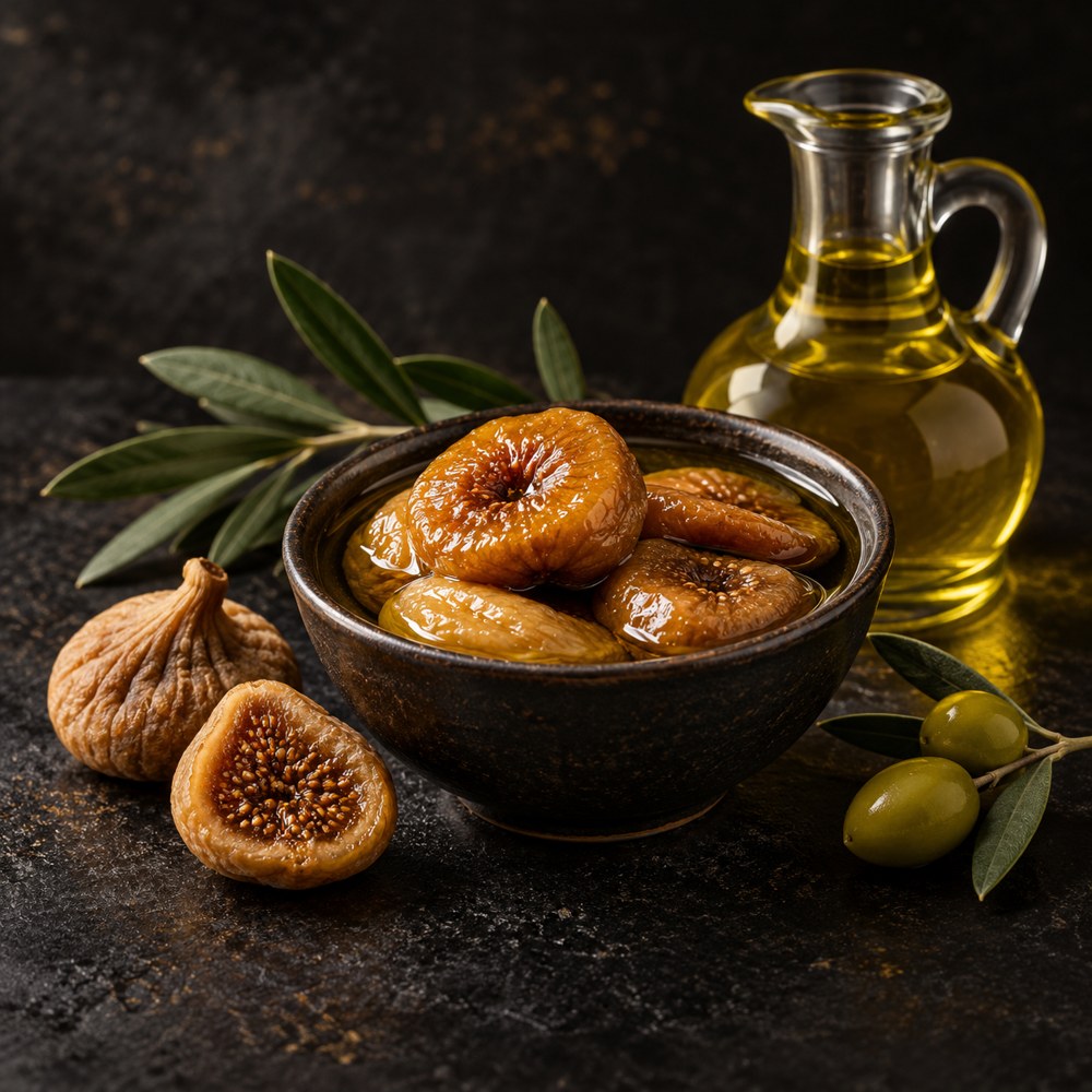 [HTN-2026-46] Dried Figs Soaked in Olive Oil | Tibb e Nabvi
