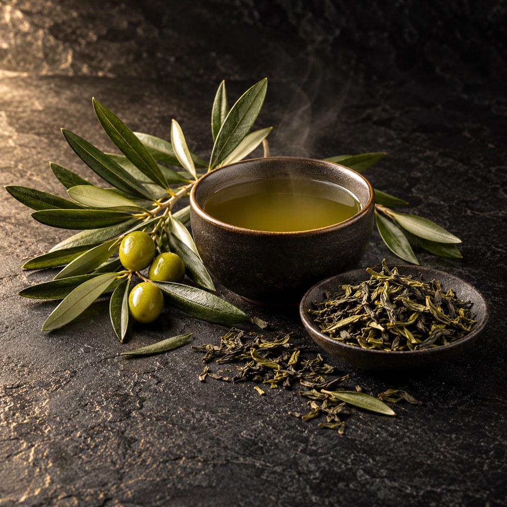 [HTN-2026-50] Olive Leaf Green Tea | Tibb e Nabvi