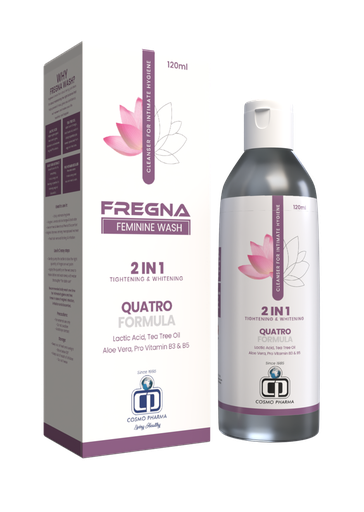 Intimate Care, naturally: FREGNA - The Feminine Wash for Freshness and Confidence.